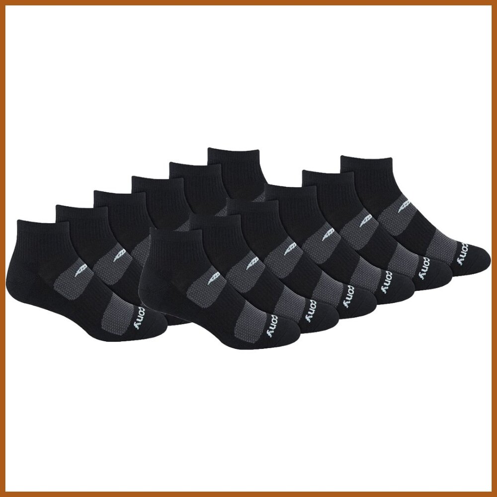 Polyester Blend Performance Quarter Socks With Ar… - image 1